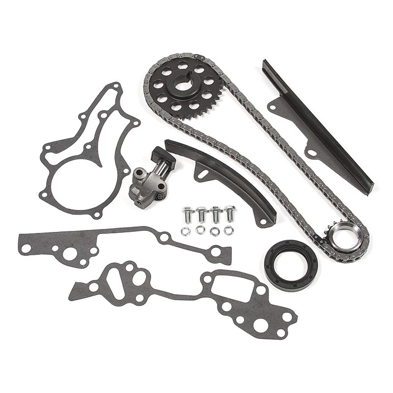 Zware distributiekettingset (met 2 metalen geleiders) geschikt voor 85-95 2.4 Toyota 22R 22RE